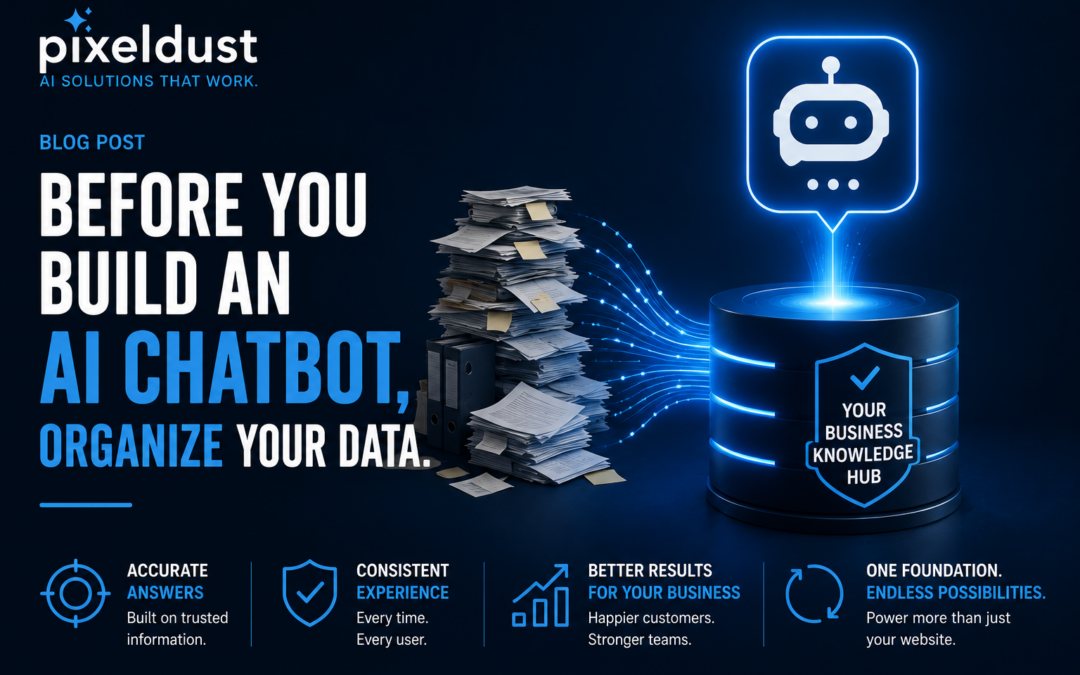 Before You Build an AI Chatbot, Organize Your Data