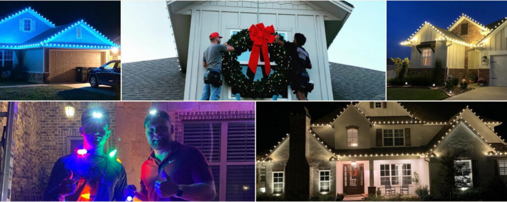 Holiday lighting projects by Aggieland Christmas Lights