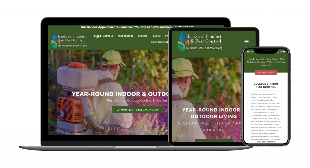 Alder House Media home-services website project