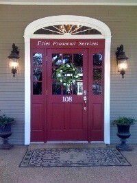 Fries Financial Services office entrance in Bryan