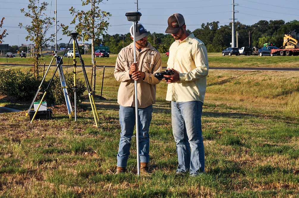 Land surveying equipment used by Kerr Surveying LLC