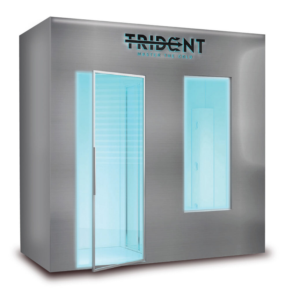 Trident cryotherapy chamber featured by Recovery Cryo