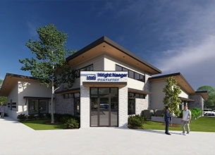 Exterior of Wright Naeger Dentistry in College Station
